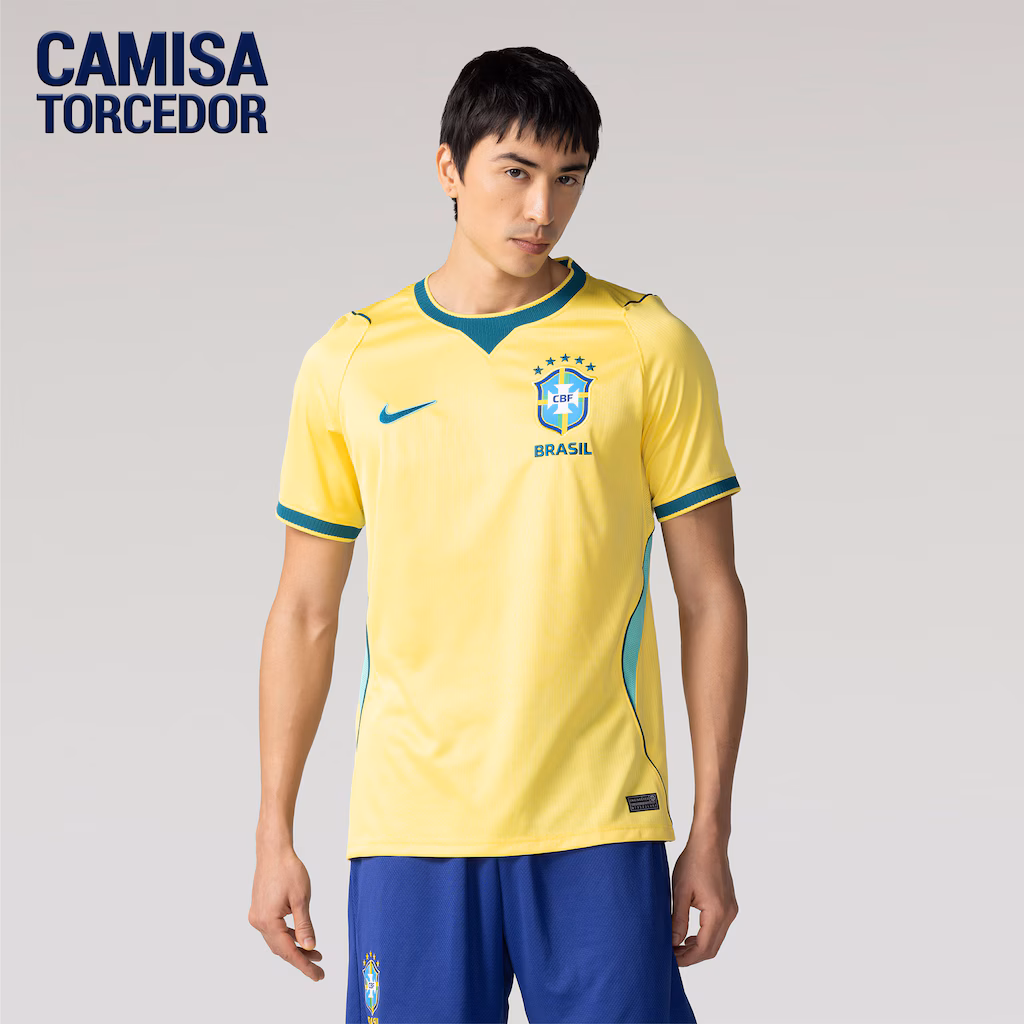 Camisa torcedor amarela - frente